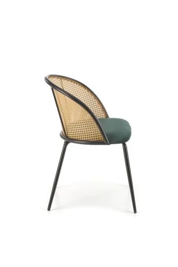 Krzesło K508 VELVET zielone
