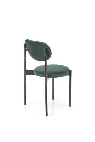 Krzesło tapicerowane K509 VELVET zielone