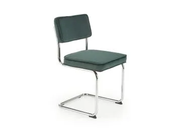 Krzesło tapicerowane K510 VELVET zielone