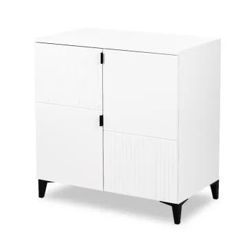Komoda dla dzieci MIA MINI 80 biała/czarna
