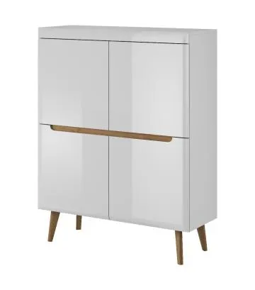 Komoda EBBI 4 110 biały połysk