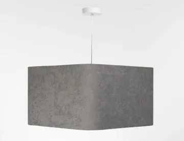 Lampa wisząca KWADRO SUE 40w25 szara/złota