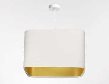 Lampa wisząca KWADRO SUE 40w25 biała/złota