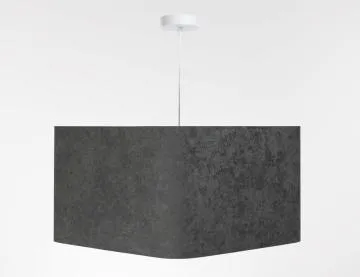 Lampa wisząca KWADRO SUE 40w30 grafitowa/złota
