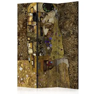 Parawan dwustronny Ludzie 135x172 cm 3-częściowy zielony