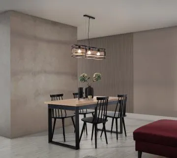 Lampa wisząca GORMAR czarna