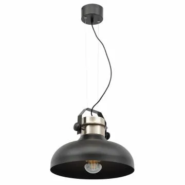 Lampa wisząca STEALLE czarna/srebrna