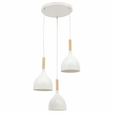 Lampa wisząca WOLDES II biała