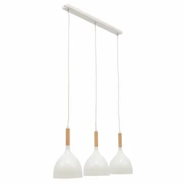 Lampa wisząca WOLDES III biała