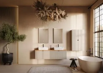 Szafka pod umywalkę HARMO 60 cm kaszmir półmat