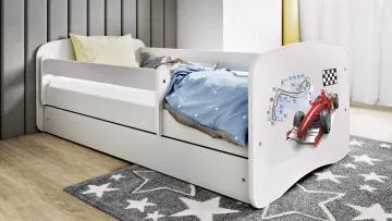 Łóżko dziecięce BABY DREAMS 140x70 formuła 1
