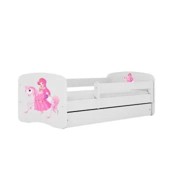 Łóżko dziecięce BABY DREAMS 180x80 księżniczka na koniu