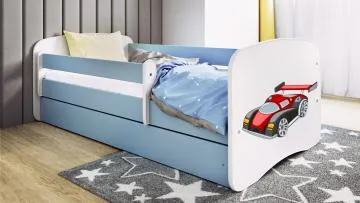 Łóżko dziecięce BABY DREAMS 180x80 auto wyścigowe