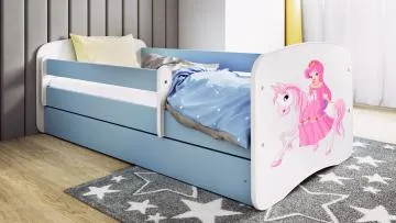 Łóżko dziecięce BABY DREAMS 160x80 księżniczka na koniu