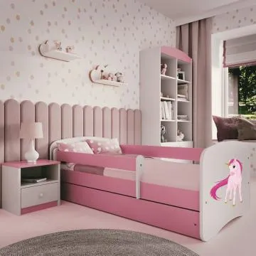 Łóżko dziecięce BABY DREAMS 160x80 jednorożec