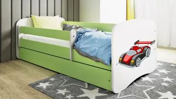 Łóżko dziecięce BABY DREAMS 140x70 auto wyścigowe
