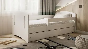 Łóżko dziecięce CLASSIC 2 180x80 białe