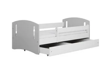 Łóżko dziecięce CLASSIC 2 MIX 140x80 szare