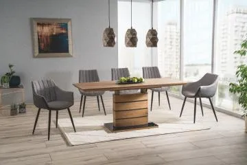 Stół LEONARDO 140(180)x80 dąb rozkładany