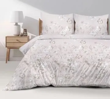 Pościel Bawełniana Greno Premium Linen 160x200 Beżowa