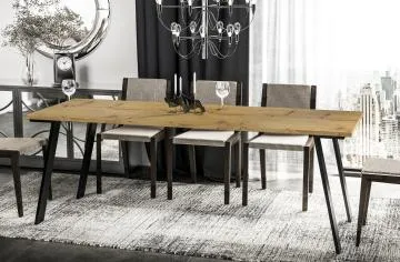 Stół rozkładany LIWIA 130(210)x80 dąb artisan