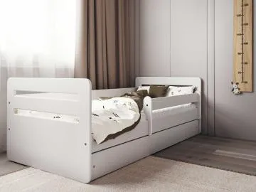 Łóżko dziecięce TOMI 180x80 białe z szufladą