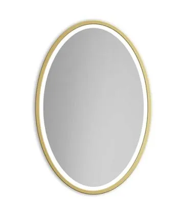 Lustro łazienkowe OVAL 50x70 z oświetleniem LED EXCLUSIVE