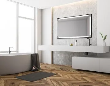 Lustro łazienkowe SILVIA 120x65 z oświetleniem LED EXCLUSIVE