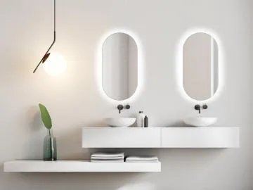 Lustro łazienkowe SIMPLE KORIA 50x140 z oświetleniem LED EXCLUSIVE