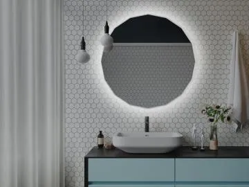 Lustro dekoracyjne SIMPLE OBERON 85 z oświetleniem LED EXCLUSIVE