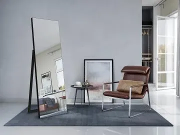 Lustro stojące ILENA 70x180 czarne EXCLUSIVE