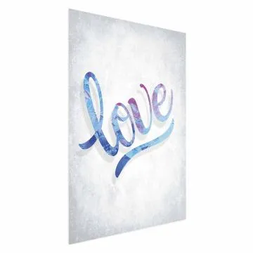 Plakat Love 60x90 cm bez ramy bez marginesu