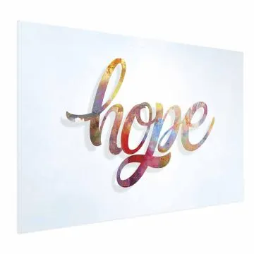 Plakat Hope 90x60 cm bez ramy bez marginesu