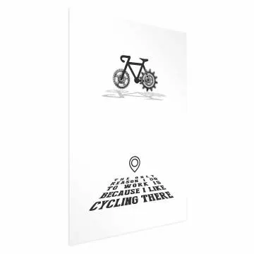 Plakat Cycling 21x30 cm bez ramy z marginesem