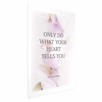 Plakat Heart 29,7x42 cm bez ramy z marginesem