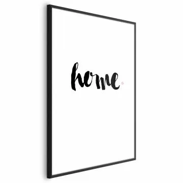 Plakat Dom i kropka 60x90 cm z ramą czarną bez marginesu