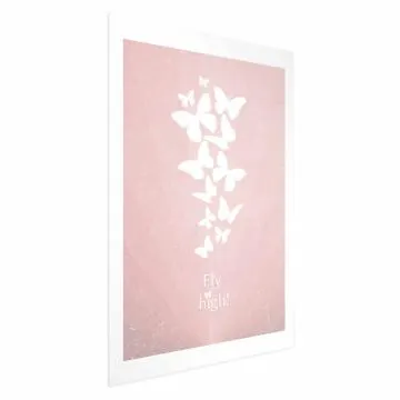 Plakat Fly High 21x30 cm bez ramy z marginesem
