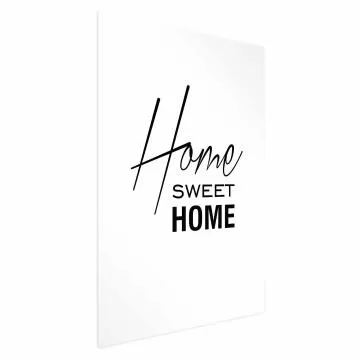 Plakat Home 60x90 cm bez ramy z marginesem