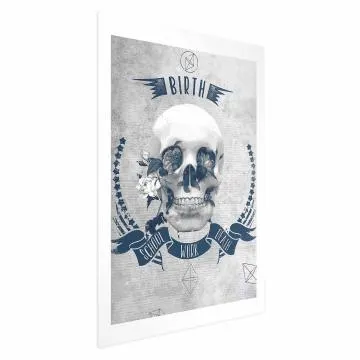 Plakat Life Is Brutal 40x60 cm bez ramy z marginesem