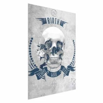 Plakat Life Is Brutal 21x30 cm bez ramy bez marginesu