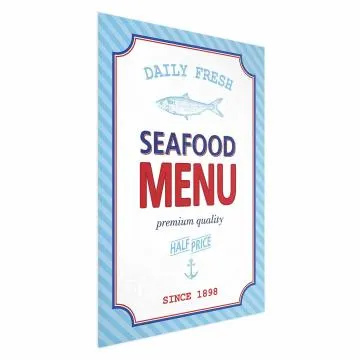 Plakat Menu 60x90 cm bez ramy bez marginesu