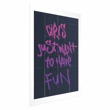 Plakat Girls 29,7x42 cm bez ramy z marginesem