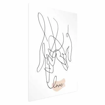 Plakat Splątane uczucie 40x60 cm bez ramy bez marginesu