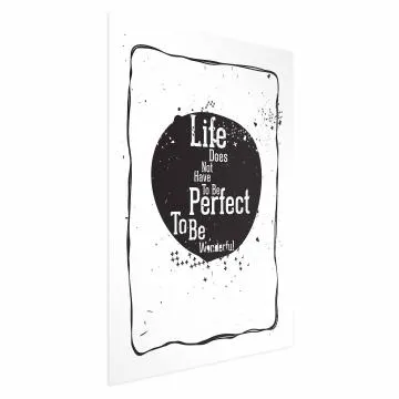Plakat Life 40x60 cm bez ramy bez marginesu