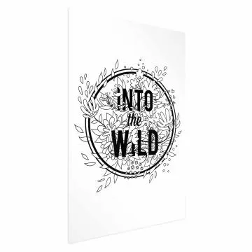 Plakat Into the wild 21x30 cm bez ramy bez marginesu