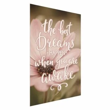 Plakat Best dreams 60x90 cm bez ramy bez marginesu