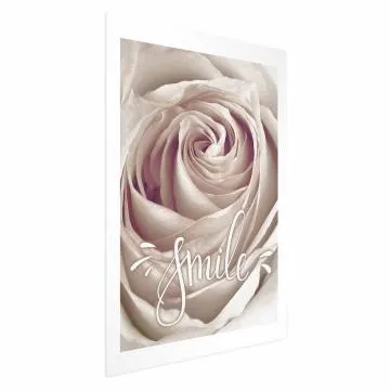 Plakat Uśmiechnij się 29,7x42 cm bez ramy z marginesem