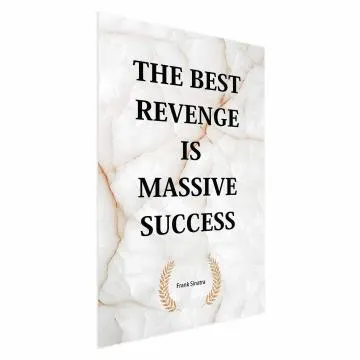 Plakat Best Revenge 21x30 cm bez ramy bez marginesu
