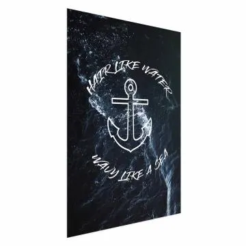 Plakat Like Water 60x90 cm bez ramy bez marginesu