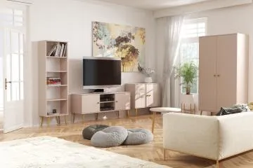 Szafa LEBEL z półkami 87cm macchiato powystawowa